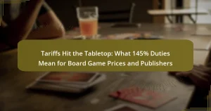 Tariffs Hit the Tabletop: What 145% Duties Mean for Board Game Prices and Publishers